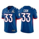 Minnesota Vikings #33 Dalvin Cook 2022 Royal Pro Bowl Stitched Jersey