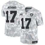 Las Vegas Raiders #17 Davante Adams Arctic Camo 2024 F.U.S.E. Salute To Service Limited Stitched Jersey