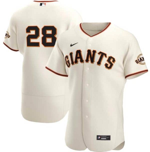 San Francisco Giants Cream #28 Buster Posey Flex Base Stitched Jersey