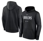 Los Angeles Dodgers Black Performance Pullover Hoodie