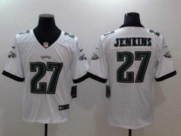 Philadelphia Eagles #27 Malcolm Jenkins White Vapor Untouchable Limited Stitched Jersey