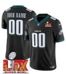 Philadelphia Eagles Custom Black 2024 New F.U.S.E. Vapor Untouchable Limited Stitched Jersey