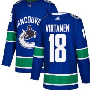 Vancouver Canucks #18 Jake Virtanen Blue Stitched Adidas Jersey