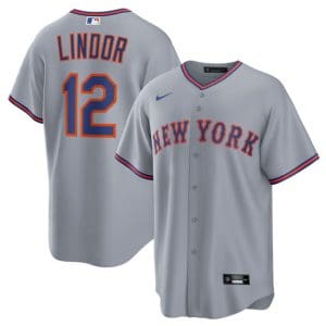 New York Mets #12 Francisco Lindor Gray 2025 Limited Stitched Jersey