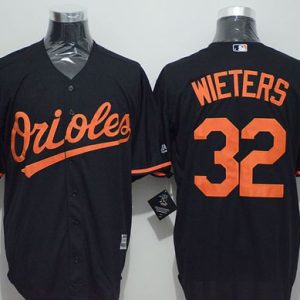 Orioles #32 Matt Wieters Black New Cool Base Stitched Jersey