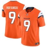 Denver Broncos #9 Talanoa Hufanga Orange 2025 F.U.S.E. Vapor Limited Stitched Jersey