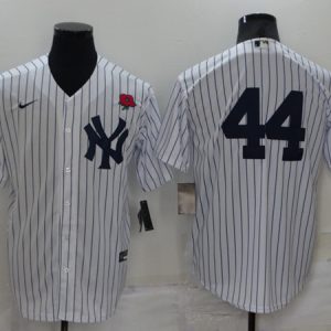 New York Yankees #44 Reggie Jackson White Cool Base Stitched Baseball Jersey