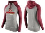Nike San Francisco 49ers Performance Hoodie Grey Red_1