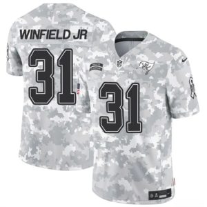 Tampa Bay Buccaneers #31 Antoine Winfield Jr. Arctic Camo 2024 F.U.S.E. Salute To Service Limited Stitched Jersey