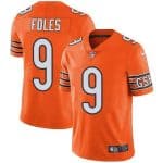 Chicago Bears #9 Nick Foles Orange Vapor Untouchable Limited Stitched Jersey