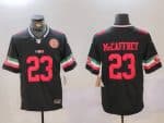 San Francisco 49ers #23 Christian McCaffrey Black F.U.S.E. Mexico With Gate Bridge Patch Vapor Limited Stitched Jersey