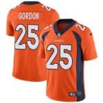 Denver Broncos #25 Melvin Gordon Orange Vapor Untouchable Limited Stitched Jersey