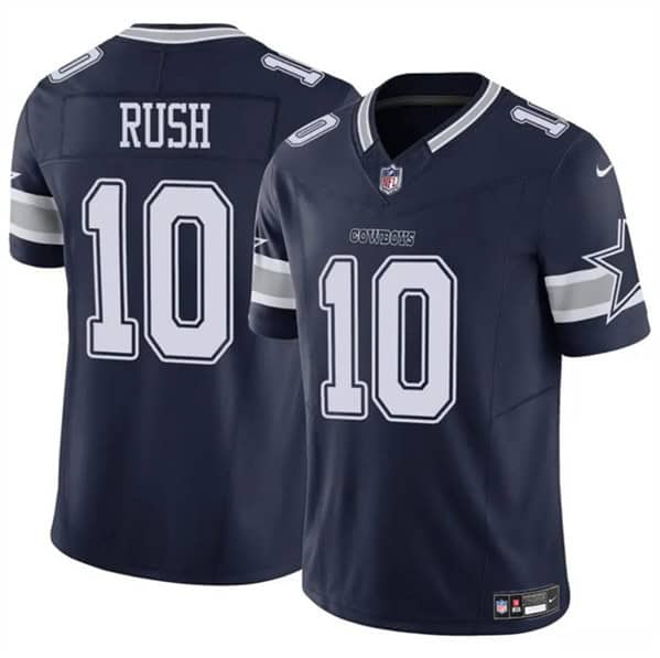 Dallas Cowboys #10 Cooper Rush Navy 2023 F.U.S.E. Vapor Untouchable Limited Stitched Jersey