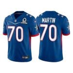 Dallas Cowboys #70 Zack Martin 2022 Royal Pro Bowl Stitched Jersey