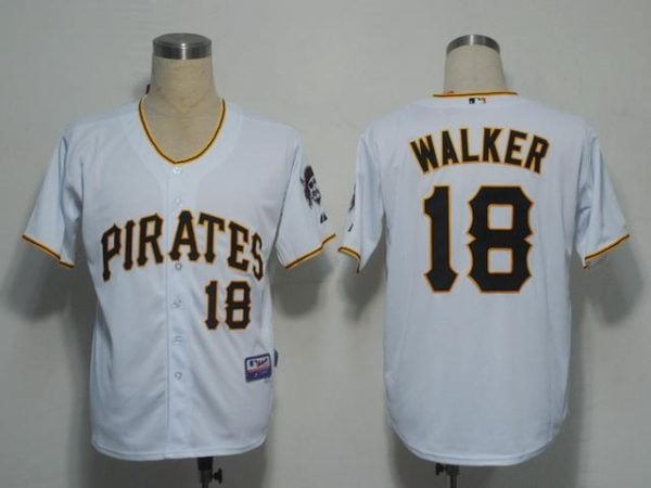 Pirates #18 Neil Walker White Stitched Jersey