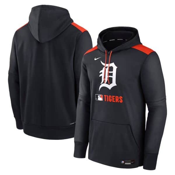 Detroit Tigers Navy Collection Performance Pullover Hoodie