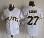 Pirates #27 Jung-Ho Kang White New Cool Base Stitched Jersey