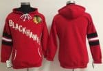 Chicago Blackhawks Blank Red Old Time Heidi NHL Hoodie