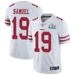 San Francisco 49ers #19 Deebo Samuel White Super Bowl LIV Vaper Untouchable Limited Stitched Jersey