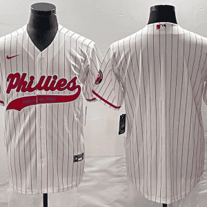 Philadelphia Phillies Blank White Cool Base Stitched Jersey