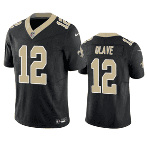 New Orleans Saints #12 Chris Olave Black 2023 F.U.S.E. Vapor Untouchable Limited Stitched Jersey