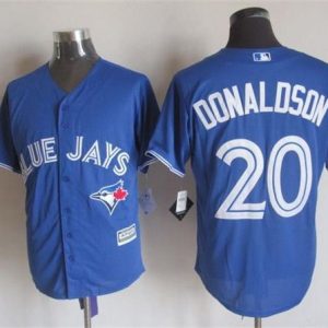 Blue Jays #20 Josh Donaldson Blue New Cool Base Stitched Jersey