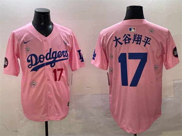 Los Angeles Dodgers #17 ´ó¹ÈÏèÆ½ Pink 2025 Tokyo Series Limited Stitched Jersey