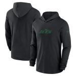 New York Jets Black Sideline Performance Hoodie