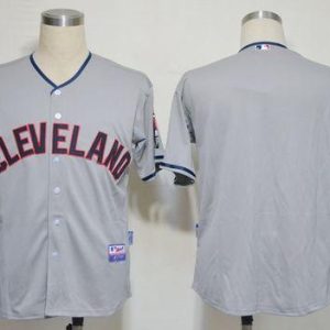 Indians Blank Grey Cool Base Stitched Jersey