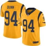 Rams #94 Robert Quinn Gold Stitched Limited Rush Nike Jersey