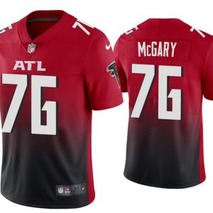 Atlanta Falcons #76 Kaleb McGary 2020 Red Vapor Untouchable Limited Stitched Jersey