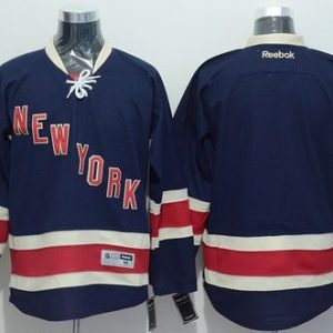 Rangers Blank Navy Blue Stitched Jersey