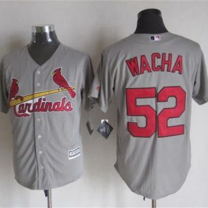 Cardinals #52 Michael Wacha Grey New Cool Base Stitched Jersey