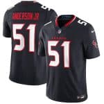 Houston Texans #51 Will Anderson Jr. Navy 2024 Vapor F.U.S.E. Limited Stitched Jersey