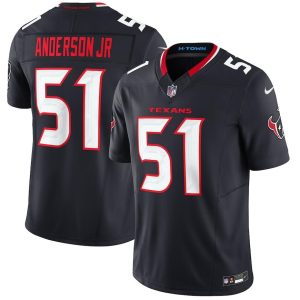 Houston Texans #51 Will Anderson Jr. Navy 2024 Vapor F.U.S.E. Limited Stitched Jersey