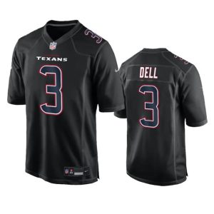 Houston Texans #3 Tank Dell Black Fashion Vapor Untouchable Limited Stitched Jersey