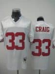 Mitchell And Ness 49ers #33 Roger Craig Stitched White Jersey