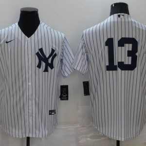 New York Yankees #13 Alex Rodriguez White Cool Base Stitched Baseball Jersey