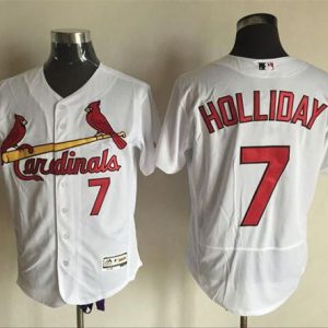 Cardinals #7 Matt Holliday White Flexbase Authentic Collection Stitched Jersey