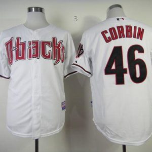 Diamondbacks #46 Patrick Corbin White Cool Base Stitched Jersey