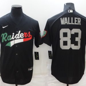 Las Vegas Raiders #83 Darren Waller Black Mexico Stitched Jersey