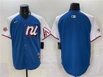 National League Arizona Diamondbacks Blank Blue Alternate 2025 All-Star Edition Limited Stitched Jersey