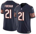 Chicago Bears #21 D'Onta Foreman Navy 2023 F.U.S.E. Vapor Stitched Jersey