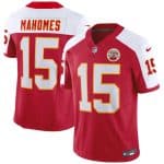 Kansas City Chiefs #15 Patrick Mahomes Red White 2023 F.U.S.E. Vapor Untouchable Limited Stitched Jersey