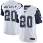 Cowboys #20 Darren McFadden White Stitched Limited Rush Nike Jersey