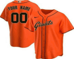 San Francisco Giants Customized Orange Cool Base Jersey