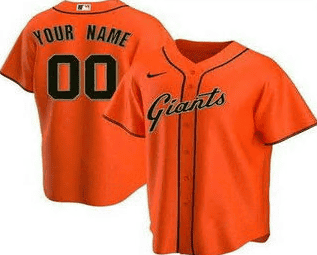 San Francisco Giants Customized Orange Cool Base Jersey