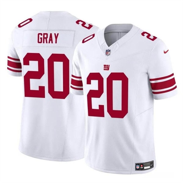 New York Giants #20 Eric Gray White 2023 F.U.S.E. Vapor Untouchable Limited Stitched Jersey