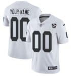 Las Vegas Raiders Custom White 2024 65th Anniversary Patch Vapor Stitched Jersey