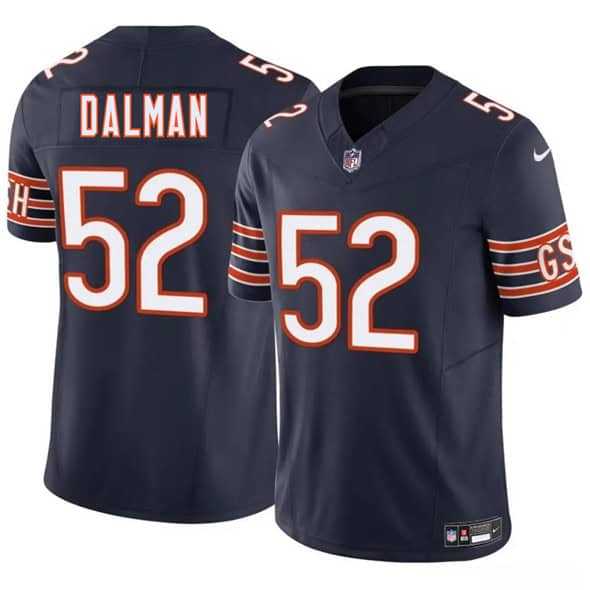 Chicago Bears #52 Drew Dalman Navy 2025 F.U.S.E. Vapor Stitched Jersey